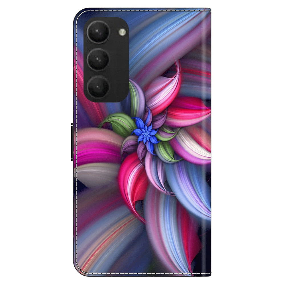 Galaxy S24 Plus Wallet-Hülle – Mit 3D-Muster, Kartenfächer & Ständer