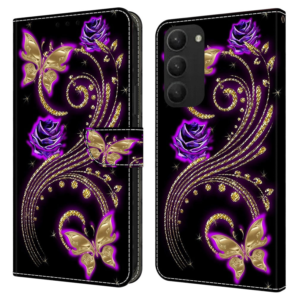 Galaxy S24 Plus Wallet-Hülle – Mit 3D-Muster, Kartenfächer & Ständer