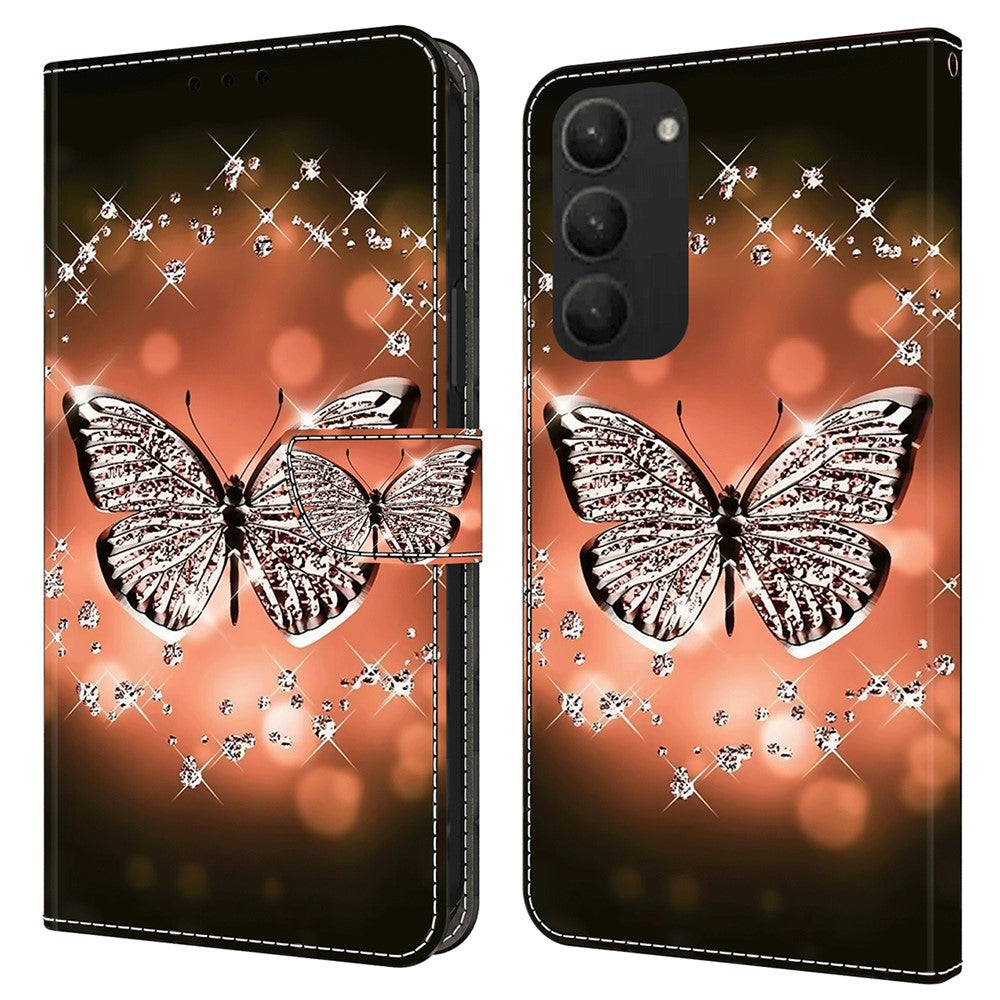 Galaxy S24 Plus Wallet-Hülle – Mit 3D-Muster, Kartenfächer & Ständer