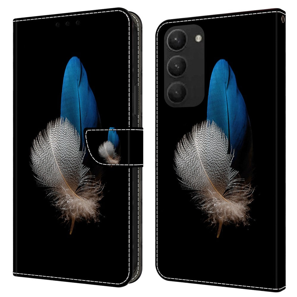 Galaxy S24 Plus Wallet-Hülle – Mit 3D-Muster, Kartenfächer & Ständer