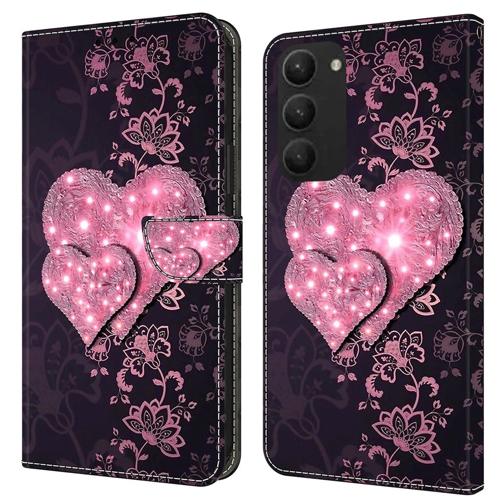 Galaxy S24 Plus Wallet-Hülle – Mit 3D-Muster, Kartenfächer & Ständer