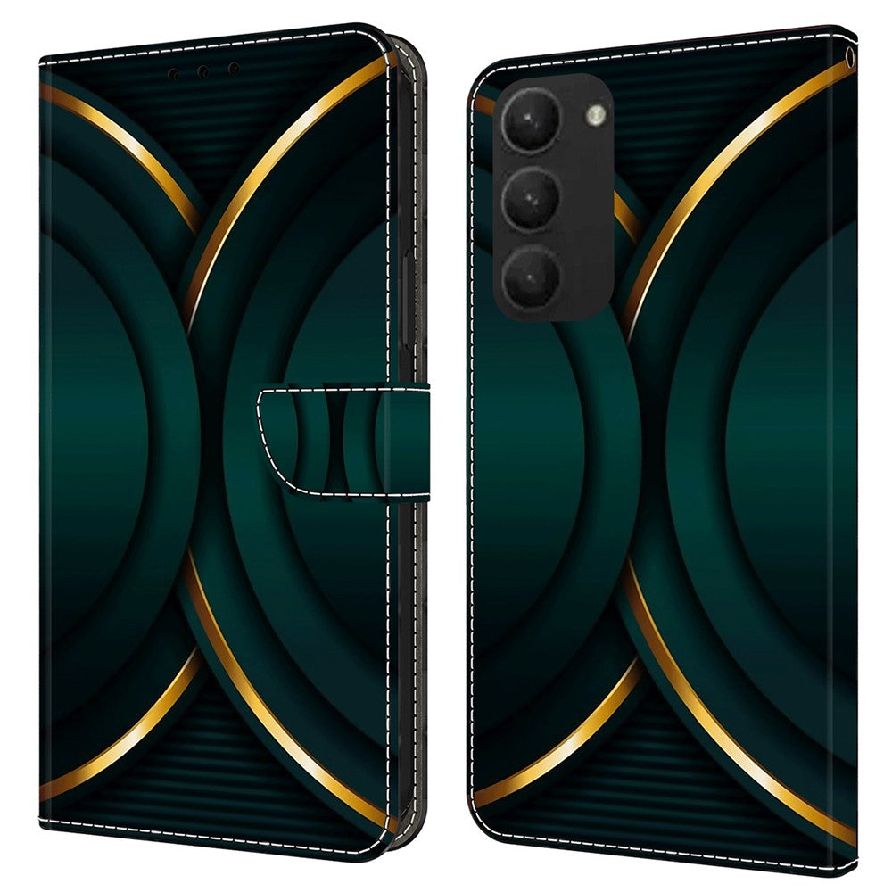 Galaxy S24 Plus Wallet-Hülle – Mit 3D-Muster, Kartenfächer & Ständer