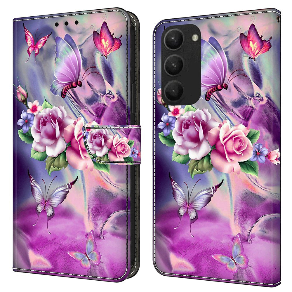 Galaxy S24 Plus Wallet-Hülle – Mit 3D-Muster, Kartenfächer & Ständer
