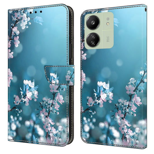For Xiaomi Redmi 13C 4G / 13C 5G / Poco C65 4G / Poco M6 5G / 13R 5G Case PU Leather Stand Wallet Cover