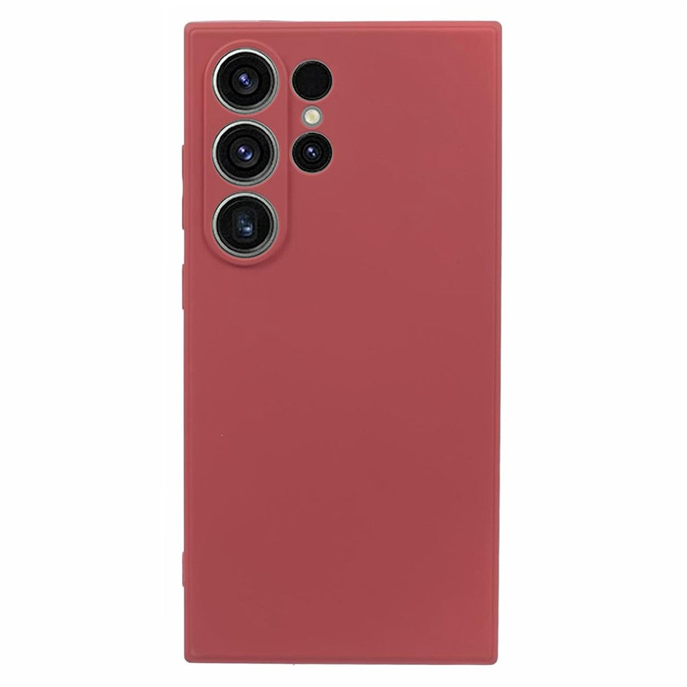 Galaxy S24 Ultra Gummierte Hülle – Mit Faserfutter & Anti-Kratz-Abdeckung