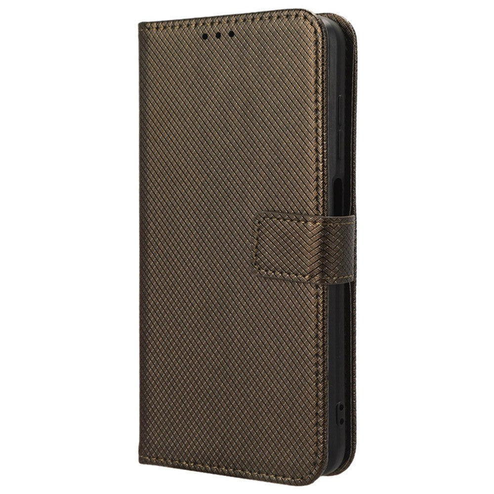 For Honor 100 Pro 5G Phone Case Diamond Texture Leather Wallet Cover