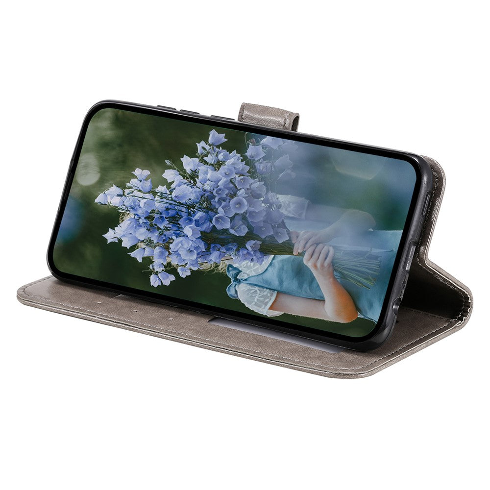 For Xiaomi Redmi 13C 4G / 13C 5G / 13R 5G / Poco M6 5G / Poco C65 4G Case Mandala Flower Imprint Cover with Strap