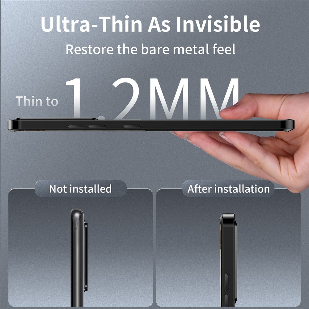 Galaxy S24 Plus magnetische Hülle mit Metallkante & Kameraschutz