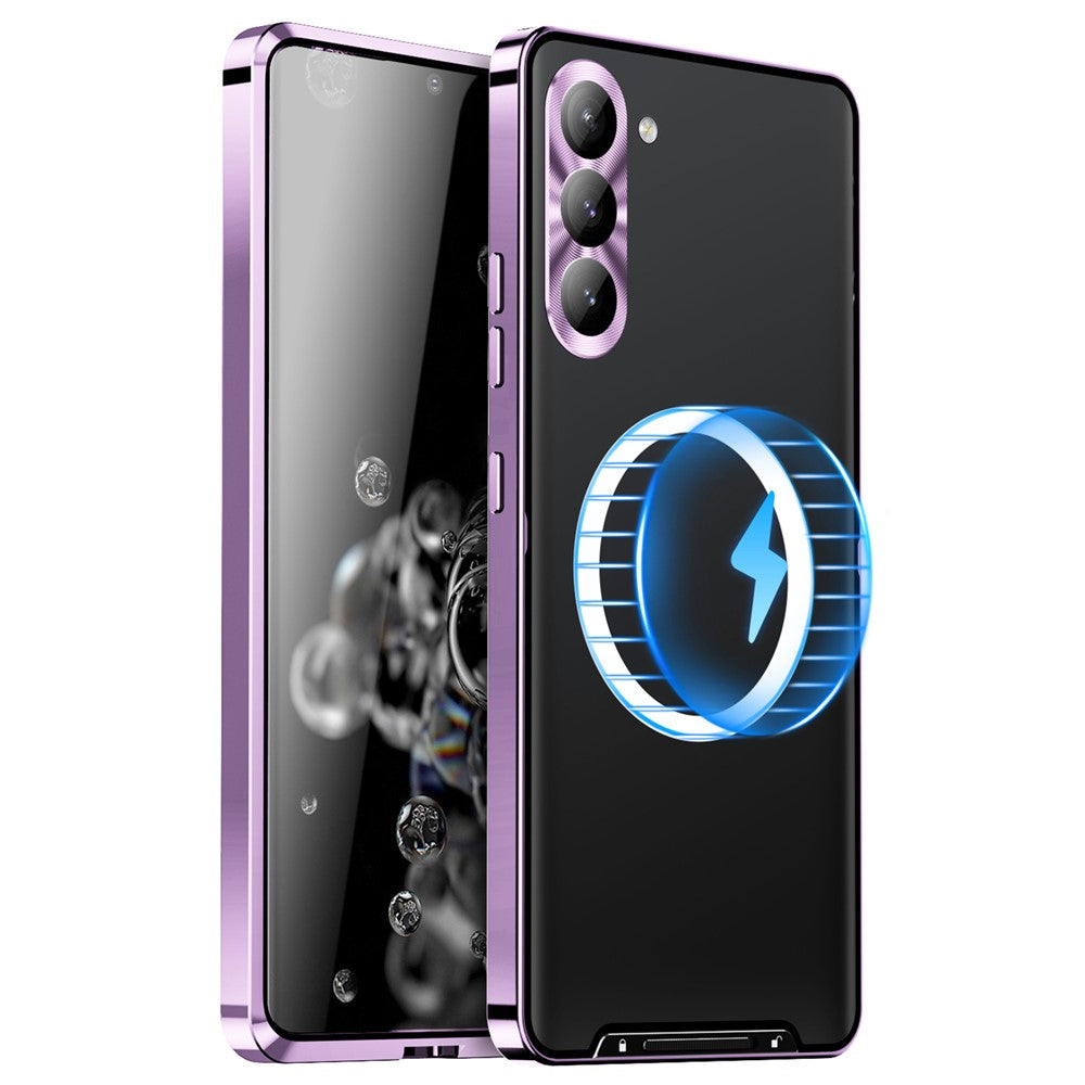 Galaxy S24 Plus magnetische Hülle mit Metallkante & Kameraschutz