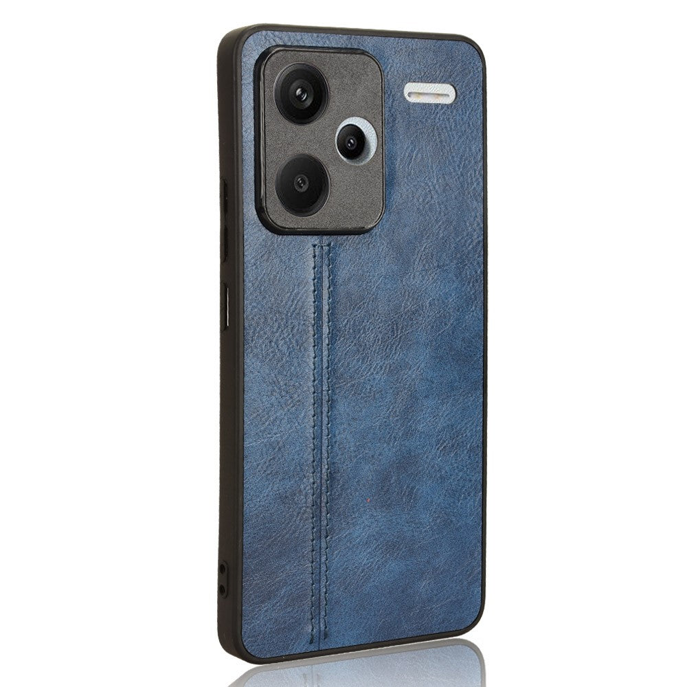 For Xiaomi Redmi Note 13 Pro+ 5G Phone Case Cowhide Texture Impact Absorption Cover