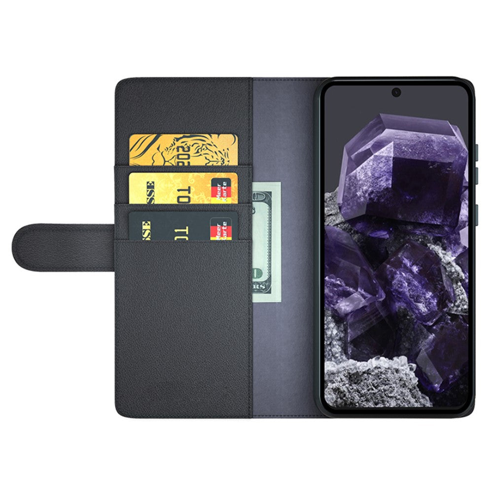 Pixel 8a Echtleder Hülle mit Kartenfach