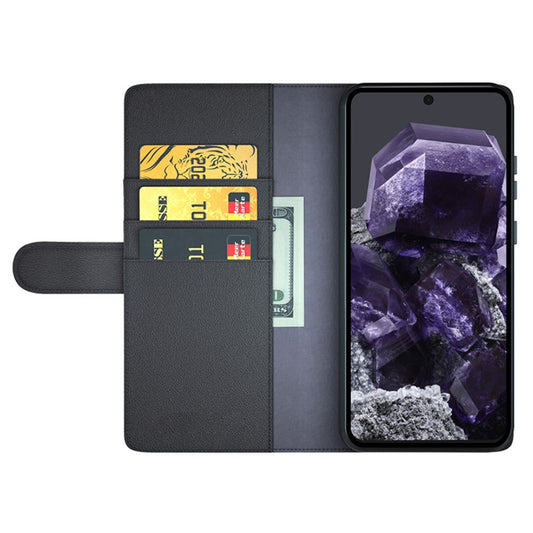 Pixel 8a Echtleder Hülle mit Kartenfach