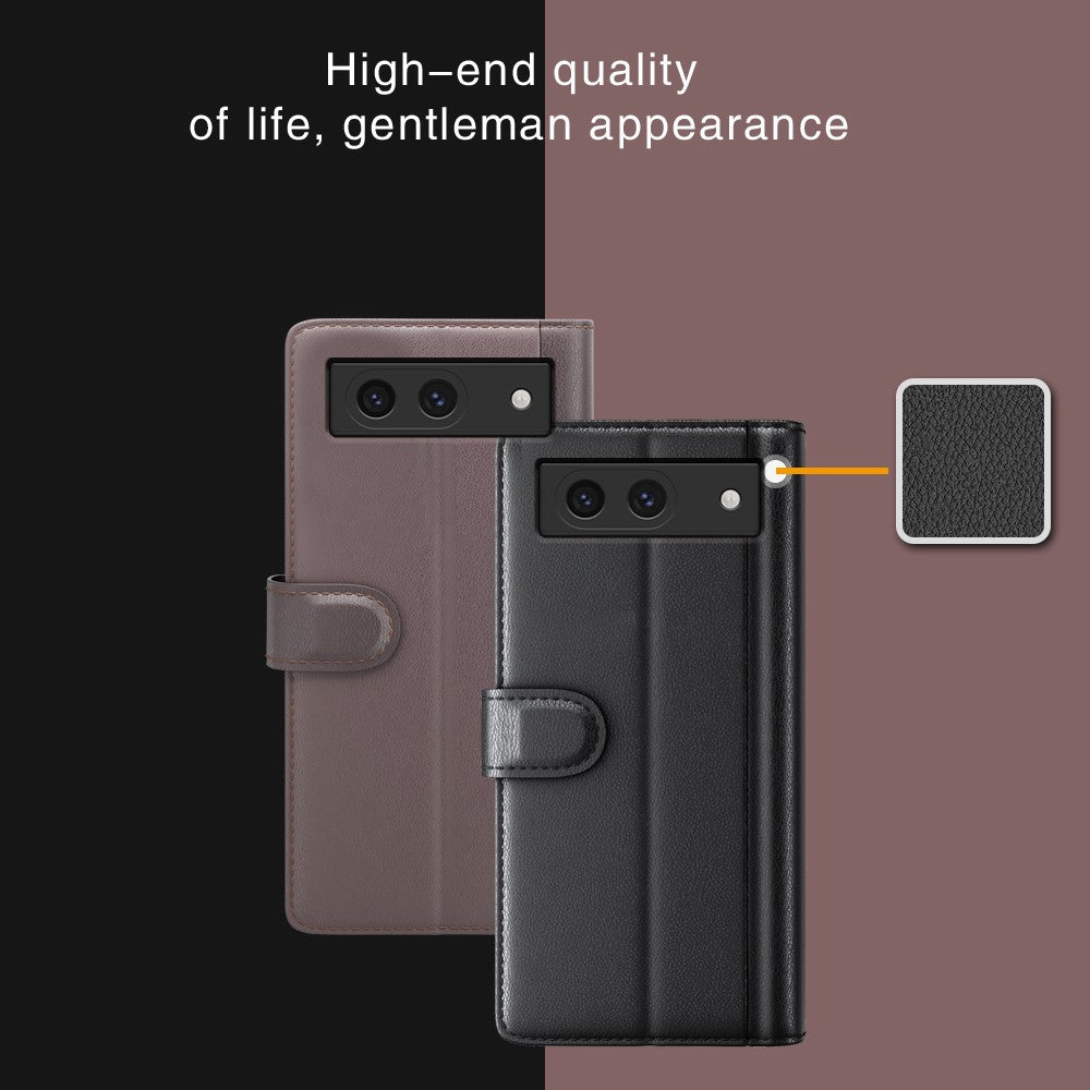 Pixel 8a Echtleder Hülle mit Kartenfach