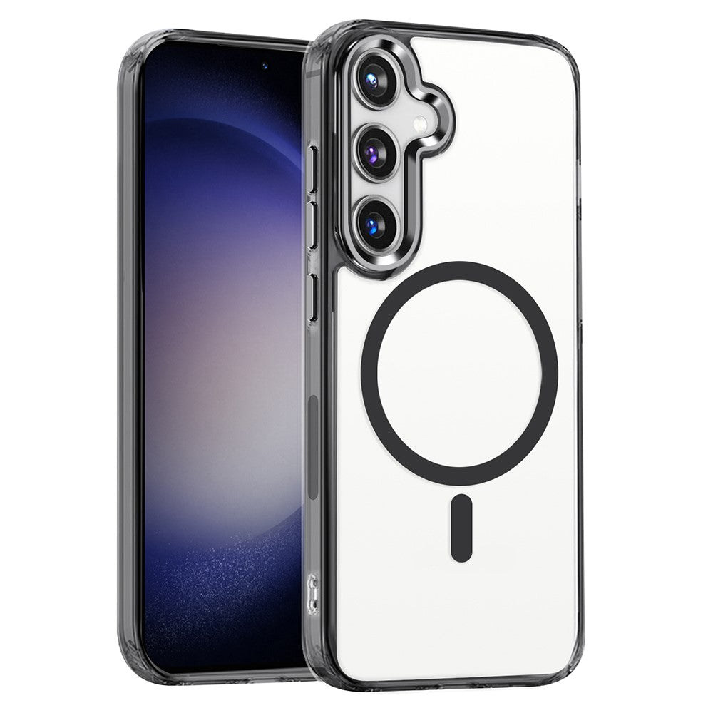 Galaxy S24 Plus Magnet-Hülle – Transparent & Kratzfest