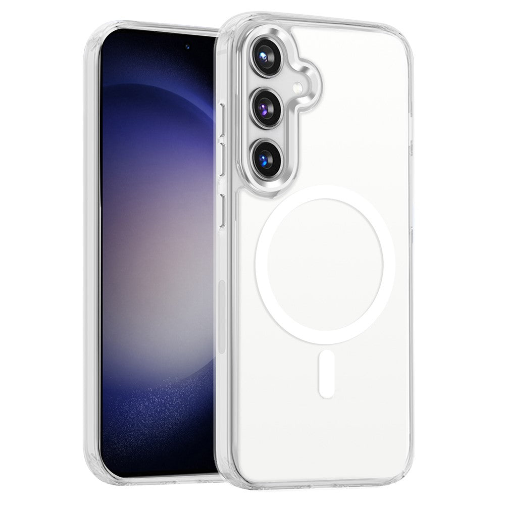 Galaxy S24 Plus Magnet-Hülle – Transparent & Kratzfest