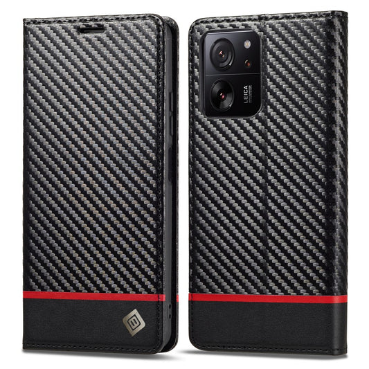 Xiaomi 13T / Xiaomi 13T Pro / Xiaomi Redmi K60 Ultra Handyhülle – LC.IMEEKE 13T Pro / Redmi K60 Ultra TPU+PU Leder