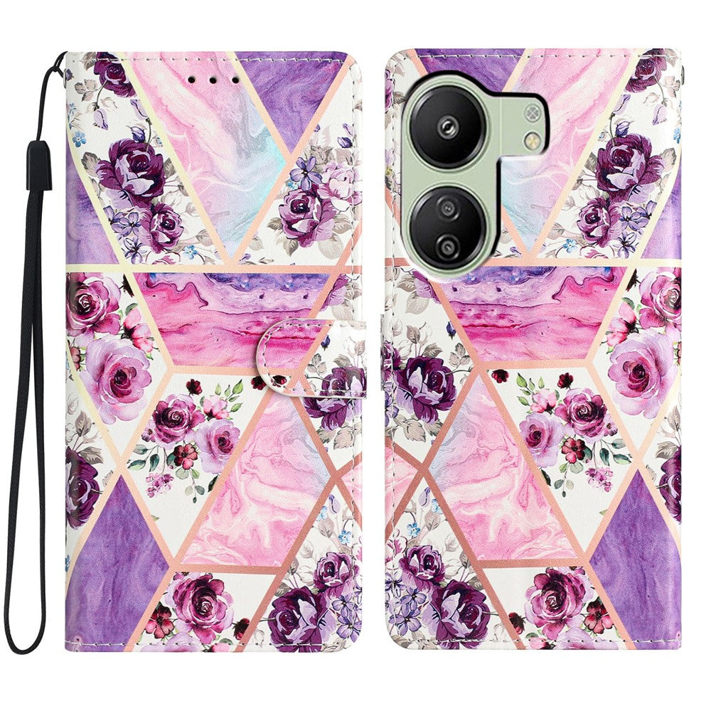 For Xiaomi Redmi 13C 4G / Poco C65 4G Leather Case with Card Pocket