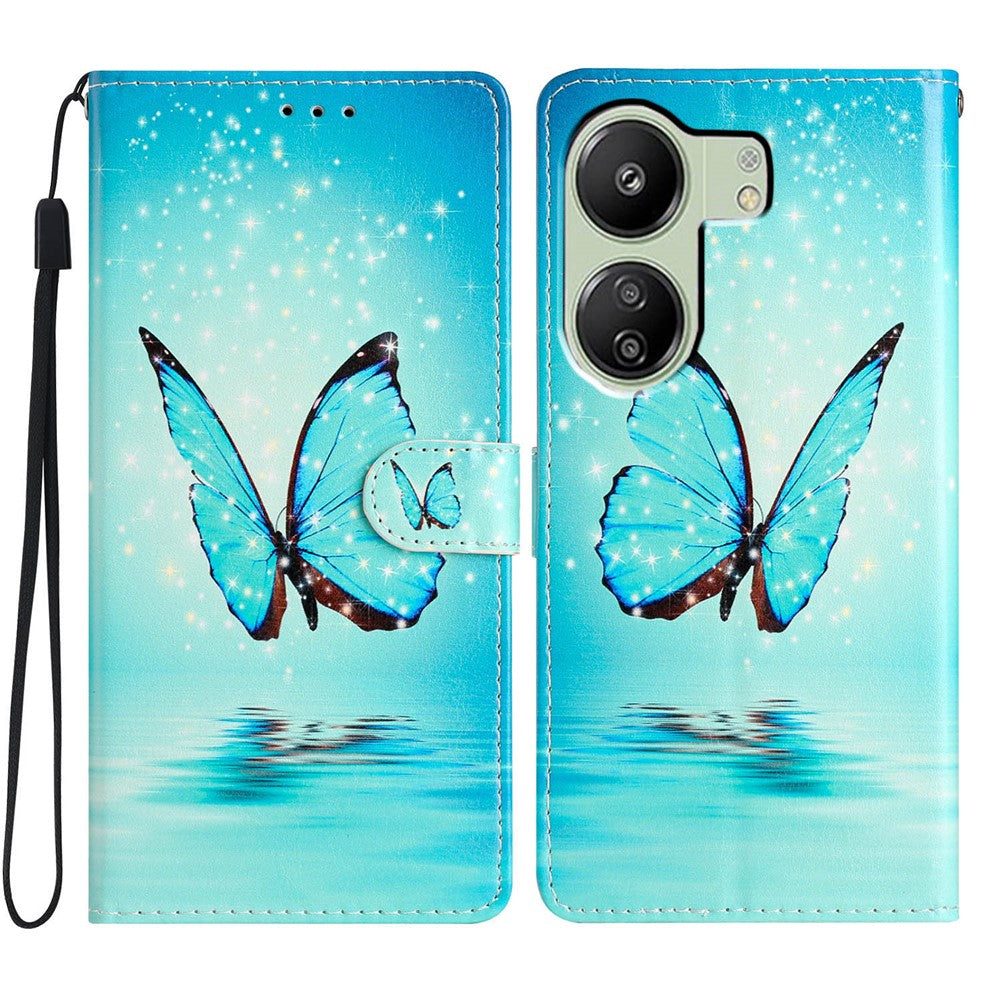 For Xiaomi Redmi 13C 4G / Poco C65 4G Leather Case with Card Pocket