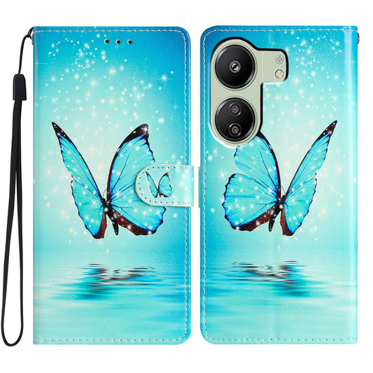 For Xiaomi Redmi 13C 4G / Poco C65 4G Leather Case with Card Pocket