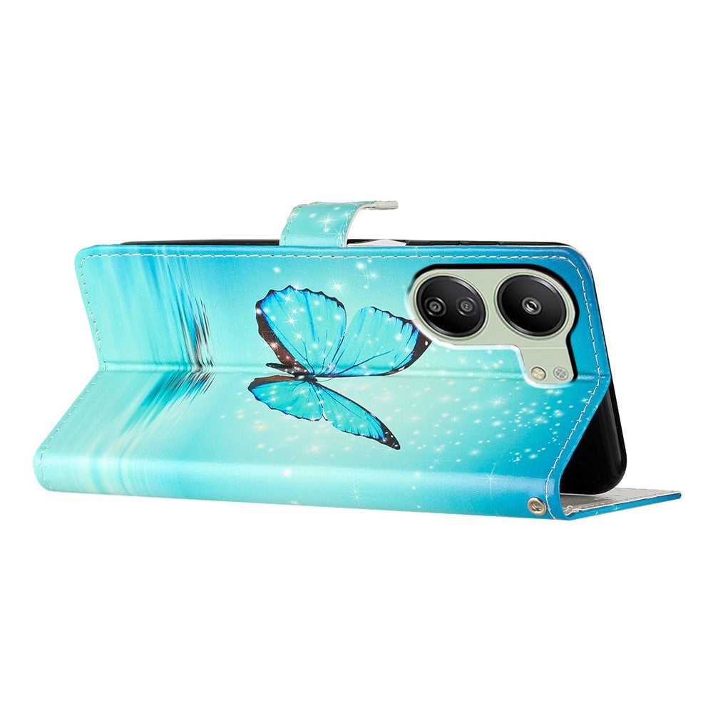 For Xiaomi Redmi 13C 4G / Poco C65 4G Leather Case with Card Pocket