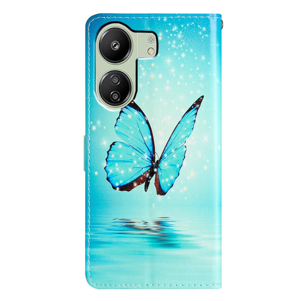 For Xiaomi Redmi 13C 4G / Poco C65 4G Leather Case with Card Pocket