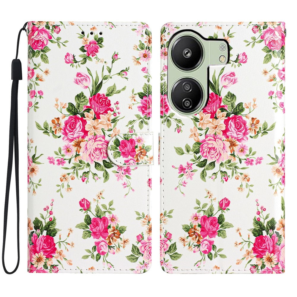 For Xiaomi Redmi 13C 4G / Poco C65 4G Leather Case with Card Pocket