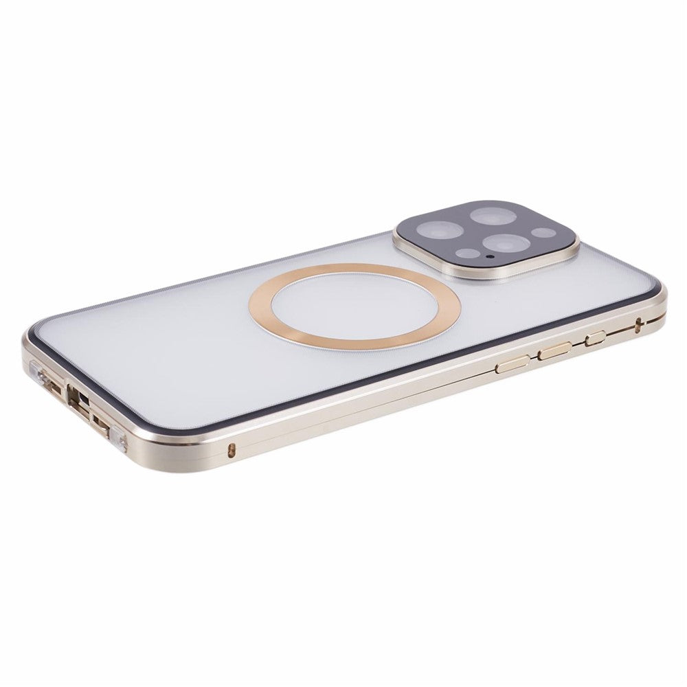 iPhone 13 Pro Magnet-Hülle – Anti-Peep – Doppelseitiges Glas