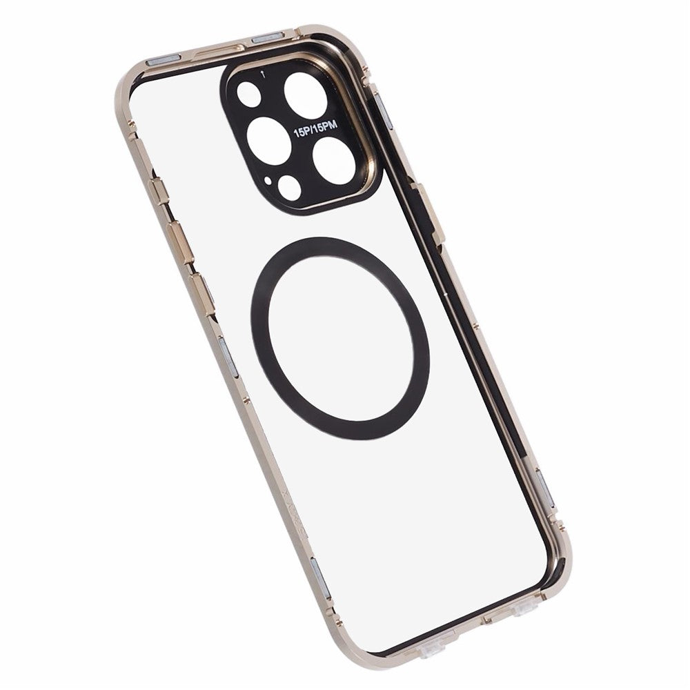 iPhone 13 Pro Magnet-Hülle – Anti-Peep – Doppelseitiges Glas