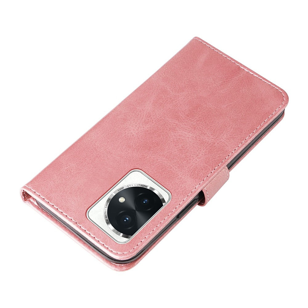 For Honor 100 5G Zipper Phone Case Calfskin Texture Wallet Phone Cover
