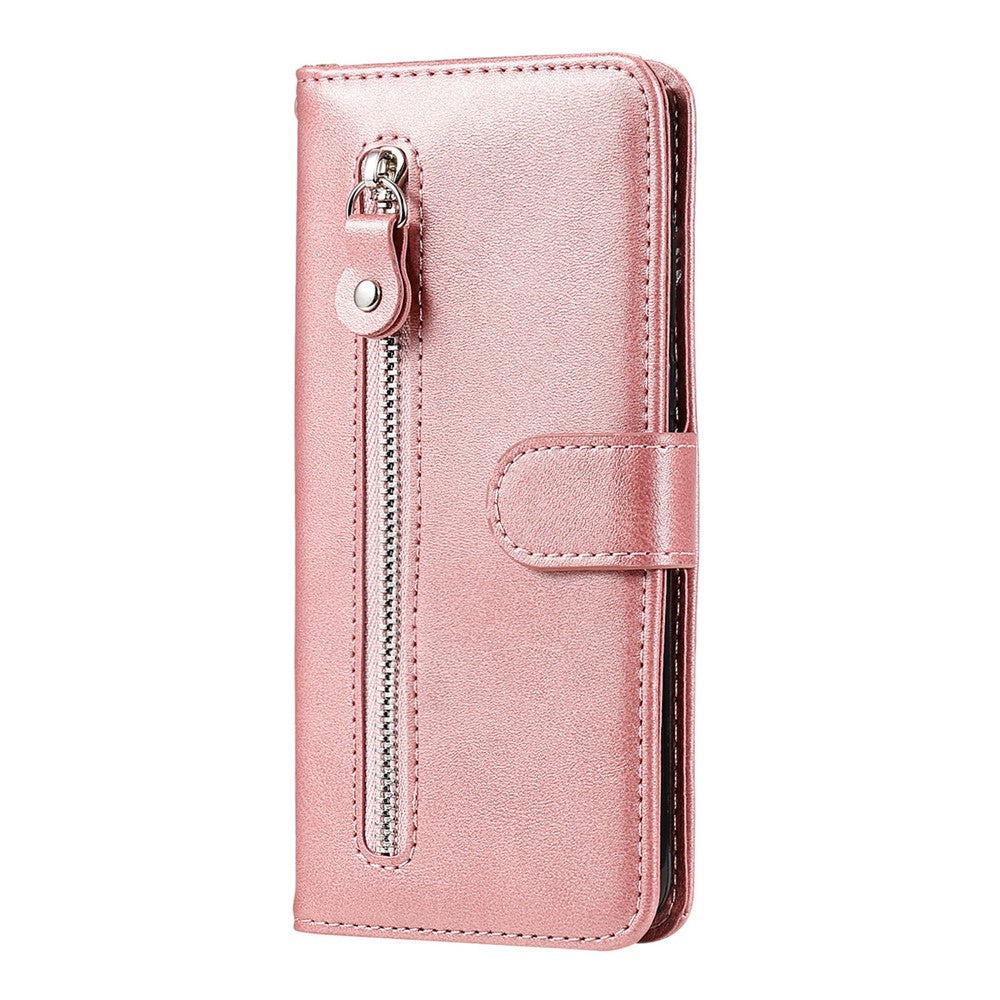 For Honor 100 5G Zipper Phone Case Calfskin Texture Wallet Phone Cover