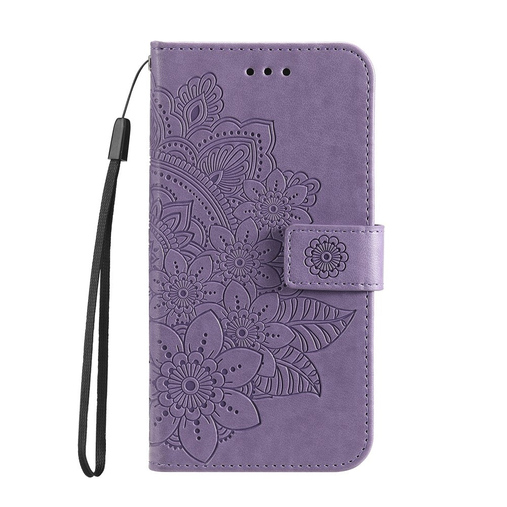 For Honor 100 Pro 5G Case Floral Pattern PU Leather Wallet Stand Phone Cover