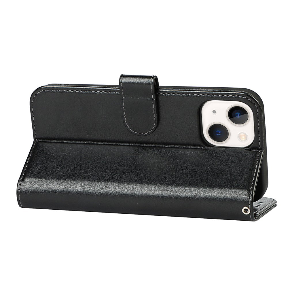 iPhone 15 Plus Wallet-Hülle – Mit Musterdruck, Kartenfächer & Riemen