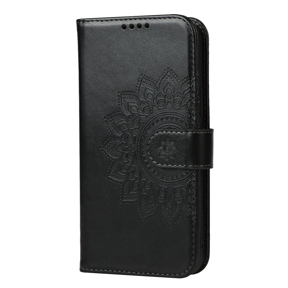 iPhone 15 Plus Wallet-Hülle – Mit Musterdruck, Kartenfächer & Riemen