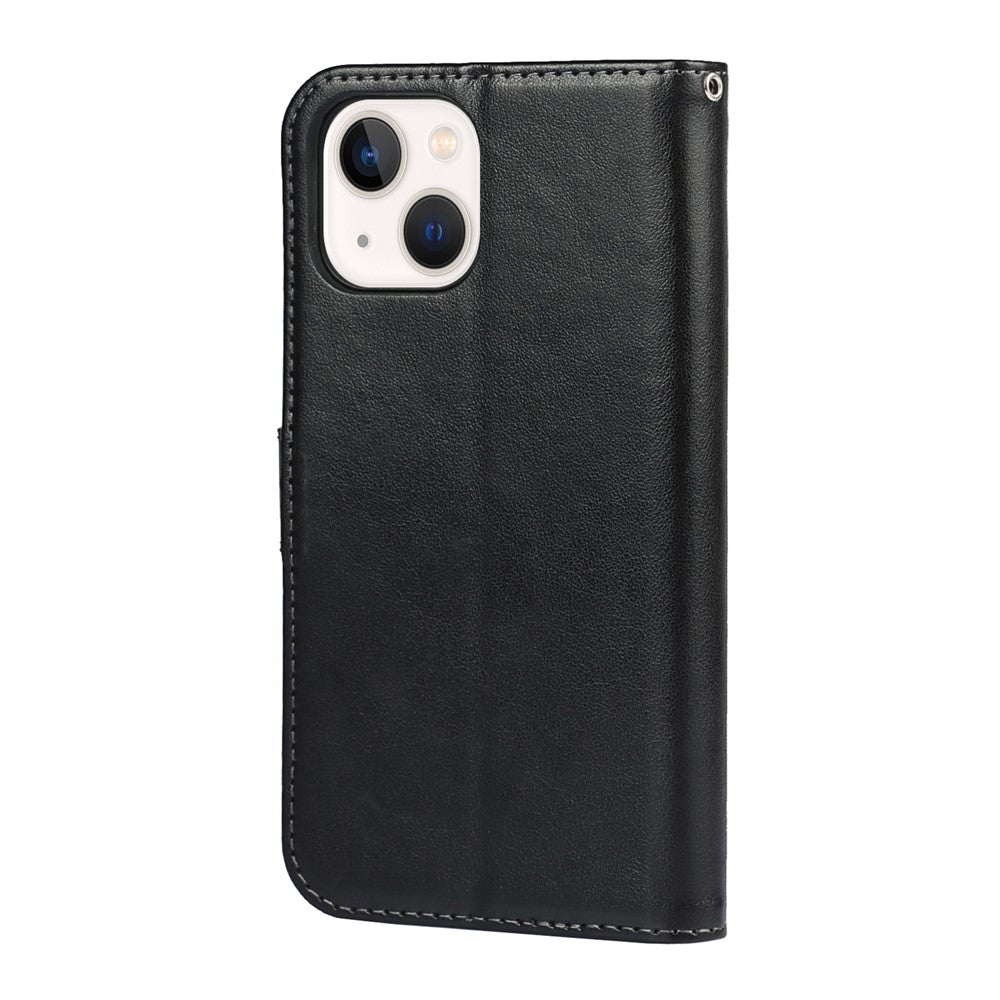 iPhone 15 Plus Wallet-Hülle – Mit Musterdruck, Kartenfächer & Riemen