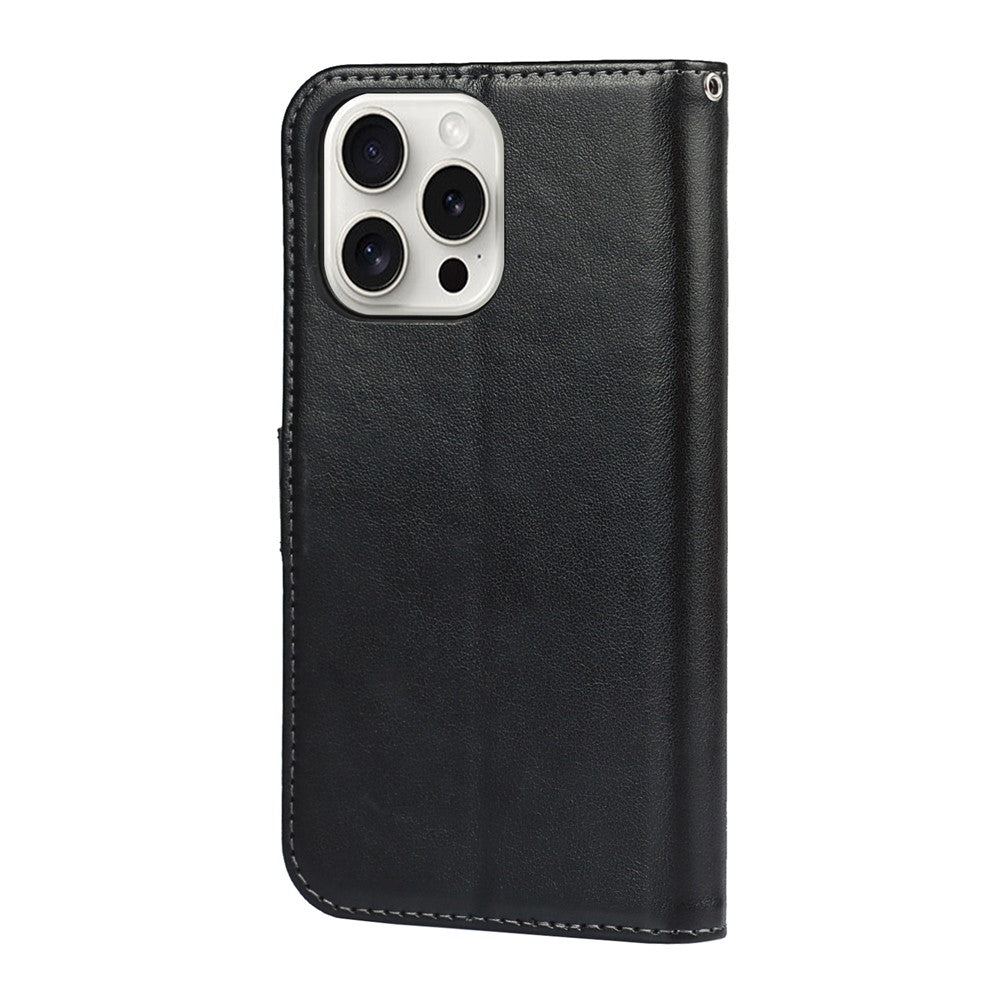 iPhone 15 Pro Wallet-Hülle – Mit Musterdruck, Kartenfächer & Riemen