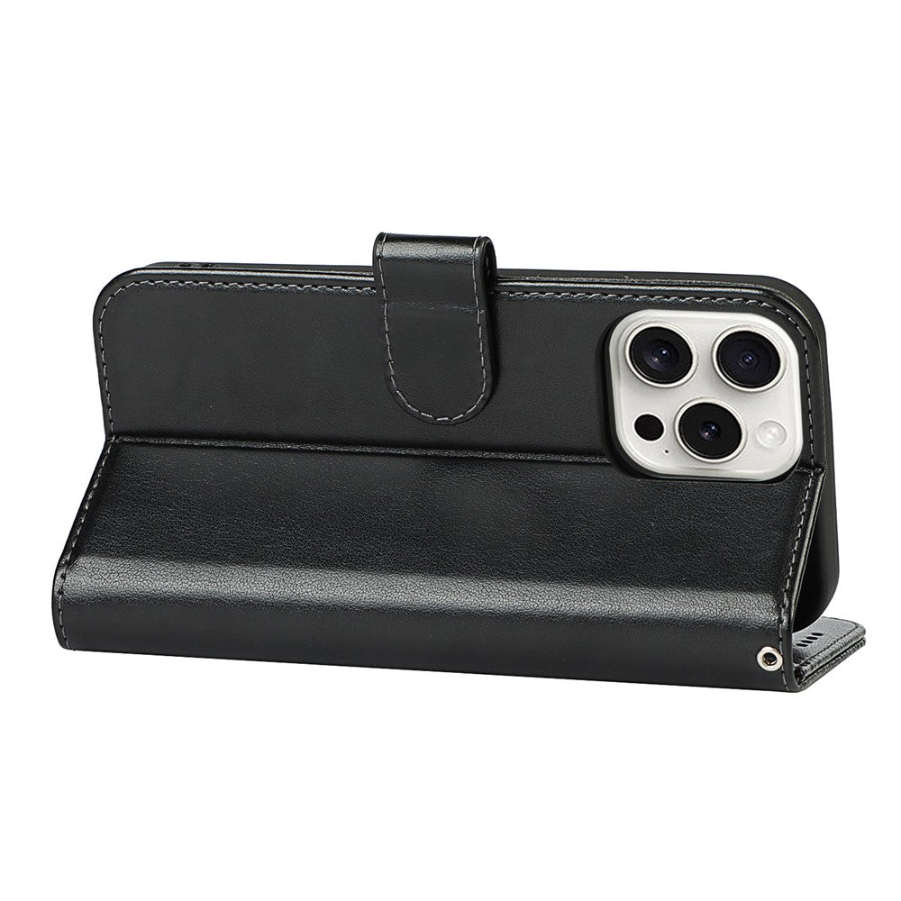 iPhone 15 Pro Max Wallet-Hülle – Mit Musterdruck, Kartenfächer & Riemen