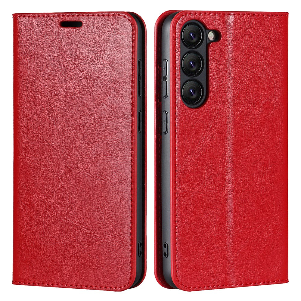 Galaxy S23 Echtleder-Hülle mit Kartenfach