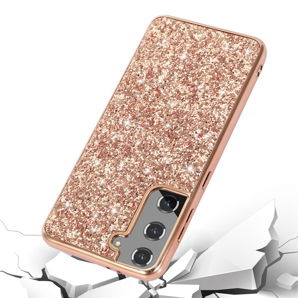 Galaxy S24 Schutzhülle – Funkelnde Glitzer-Rückseite