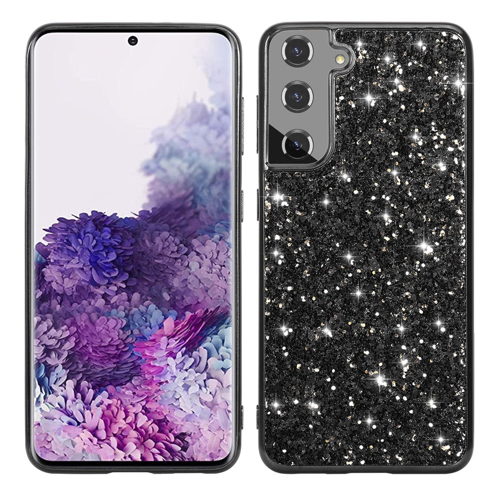 Galaxy S24 Schutzhülle – Funkelnde Glitzer-Rückseite