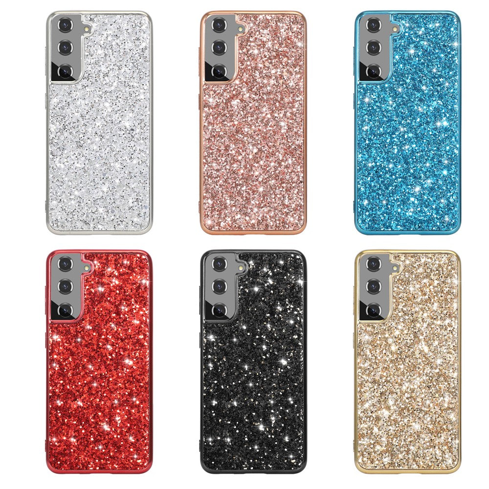Galaxy S24 Plus Schutzhülle – Funkelnde Glitzer-Rückseite