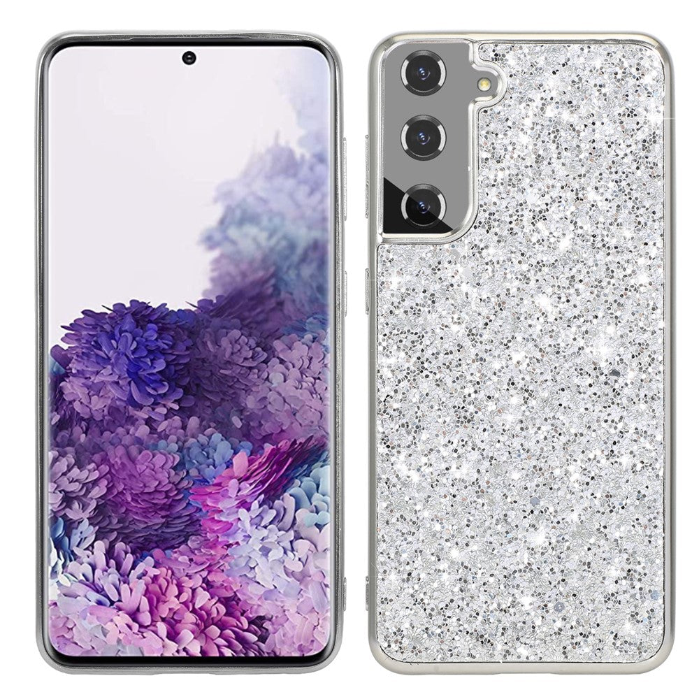 Galaxy S24 Plus Schutzhülle – Funkelnde Glitzer-Rückseite