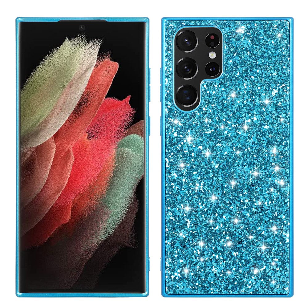 Galaxy S24 Ultra Schutzhülle – Funkelnde Glitzer-Rückseite