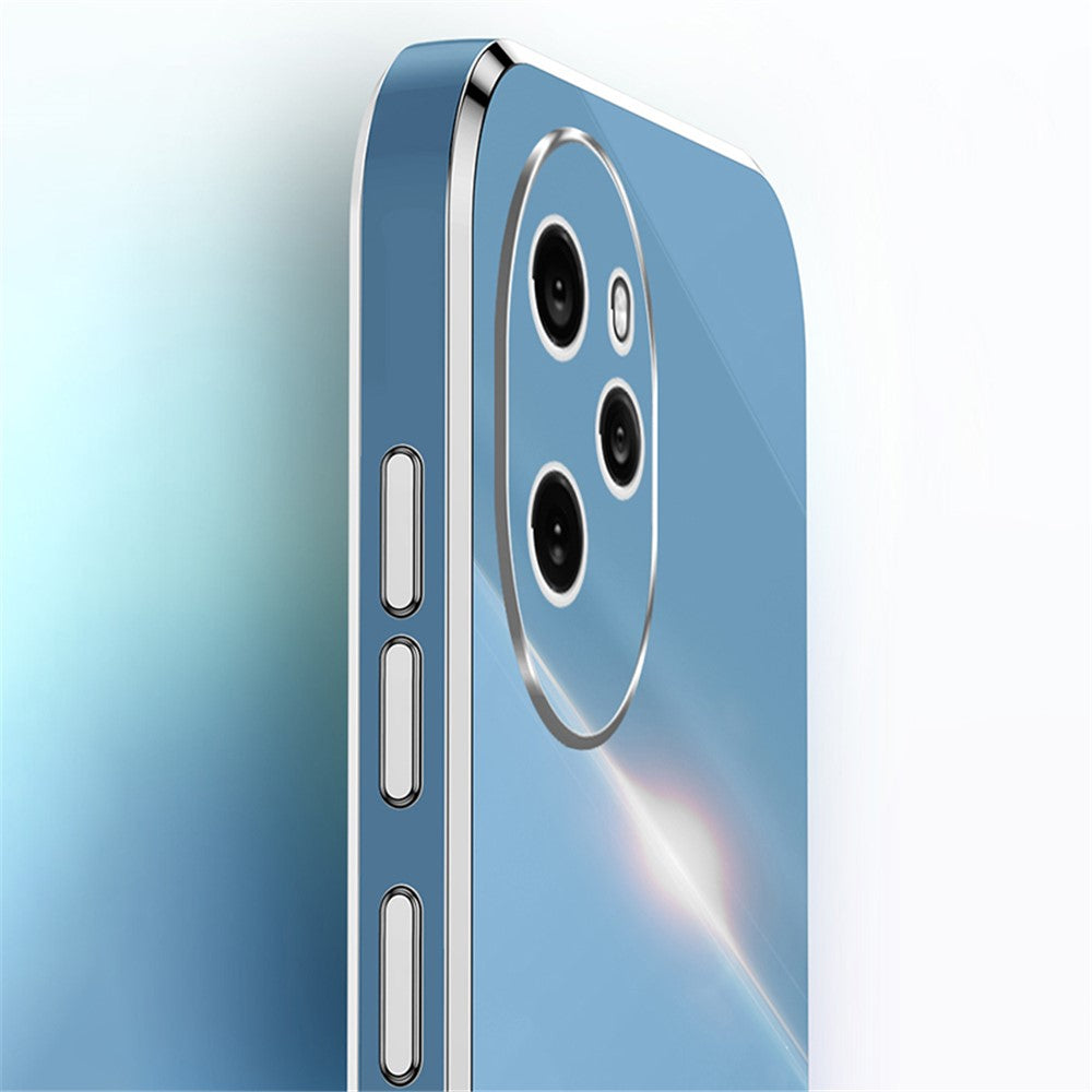 Honor 100 Pro 5G Handyhülle – Galvanisierte TPU-Rückseite, kratzfest, mit Ringständer