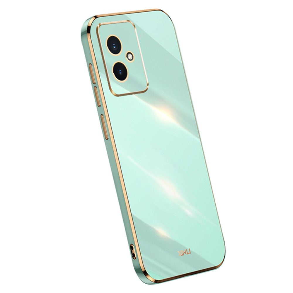 XINLI For Honor 100 5G Phone Case Electroplating Gold Edge Full Camera TPU  Protection