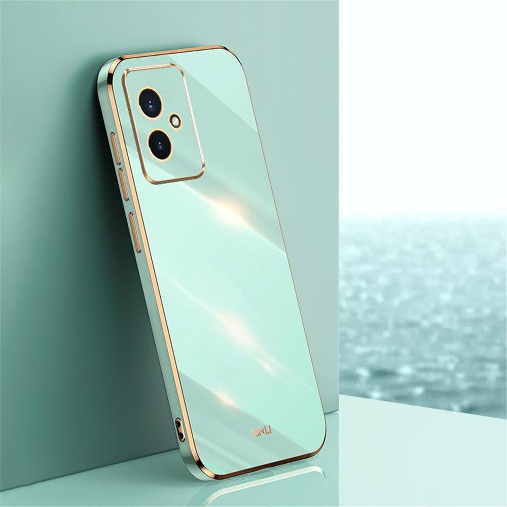XINLI For Honor 100 5G Phone Case Electroplating Gold Edge Full Camera TPU  Protection