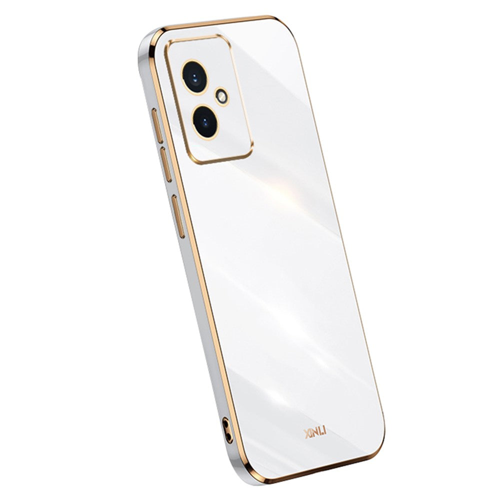 XINLI For Honor 100 5G Phone Case Electroplating Gold Edge Full Camera TPU  Protection