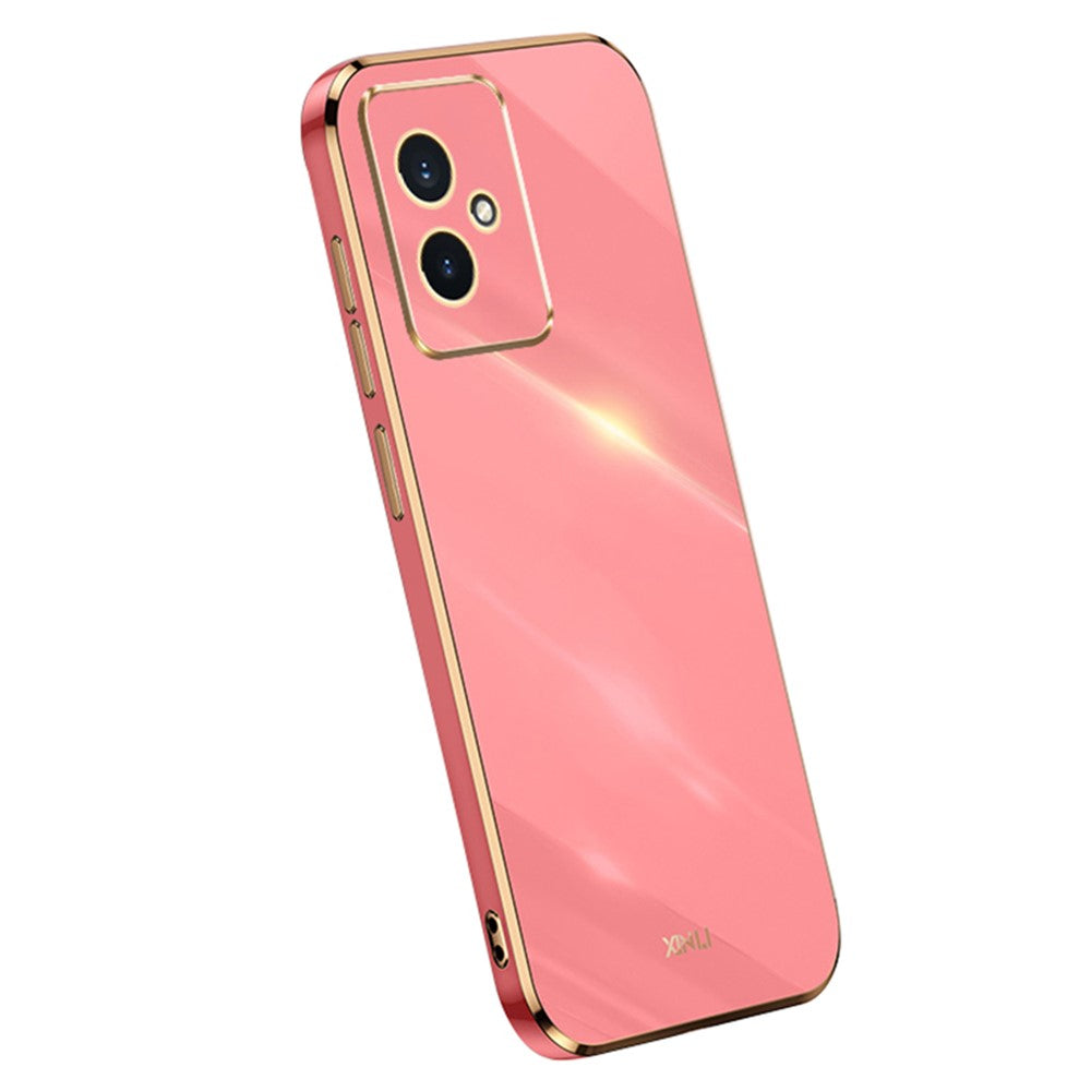 XINLI For Honor 100 5G Phone Case Electroplating Gold Edge Full Camera TPU  Protection
