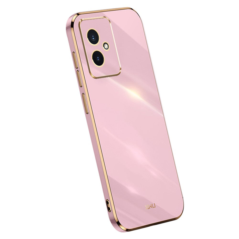 XINLI For Honor 100 5G Phone Case Electroplating Gold Edge Full Camera TPU  Protection