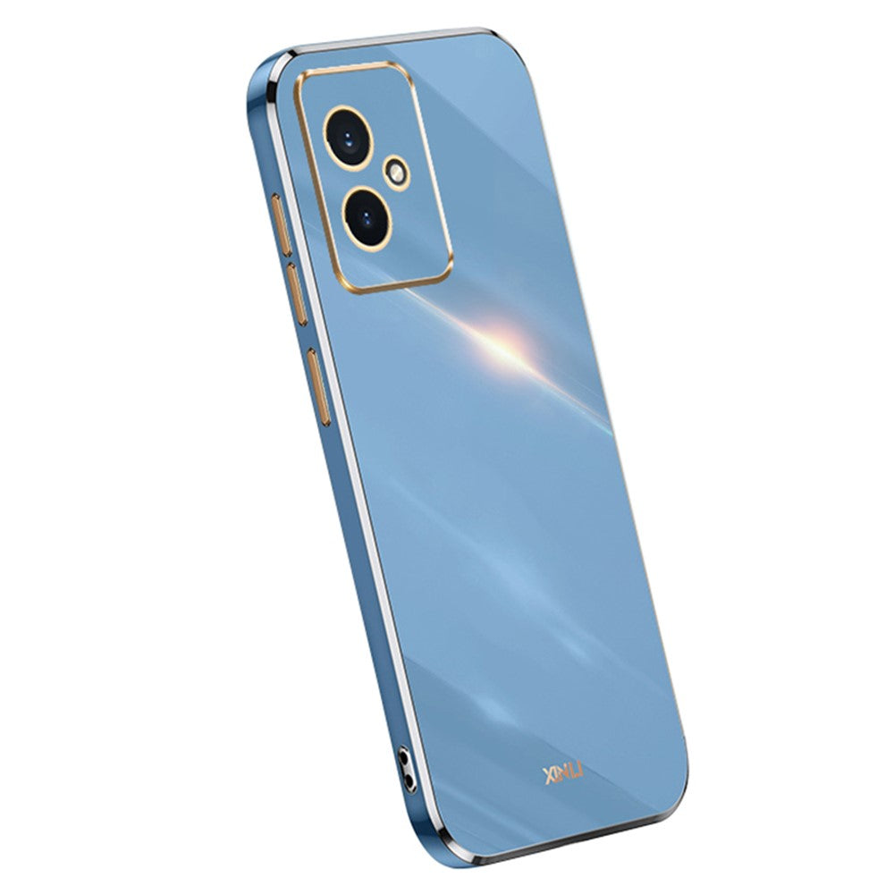 XINLI For Honor 100 5G Phone Case Electroplating Gold Edge Full Camera TPU  Protection
