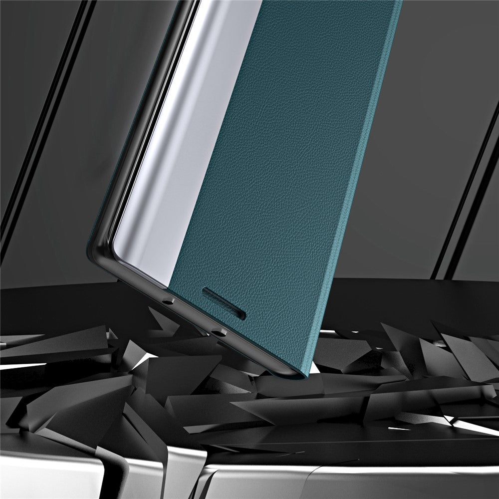 Galaxy A35 5G Klappbare Hülle – elegant, stoßfest, mit Ständer & galvanisierter Oberfläche